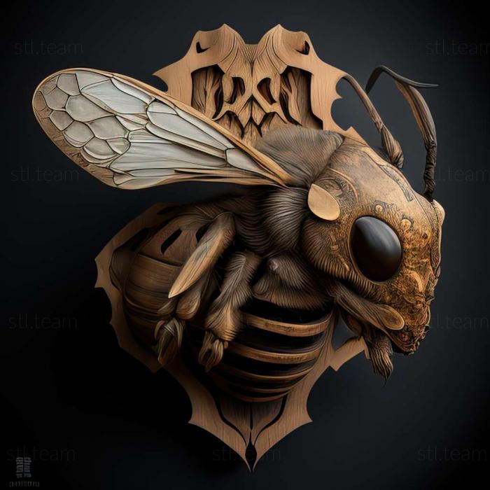 3D модель Megachile maxillosa (STL)